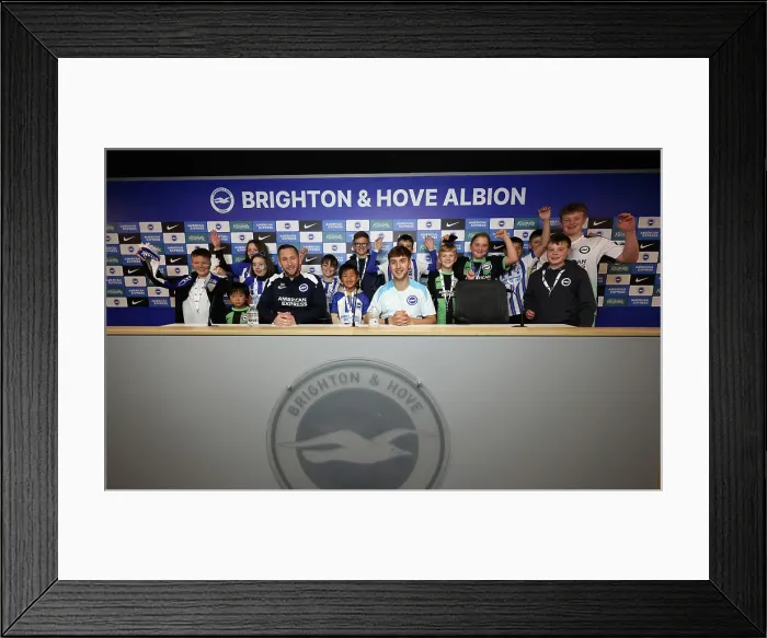 Framed Print : Open training session American Express Stadium 15APR25 Framed Print : Open training session American Express Stadium 15APR25
