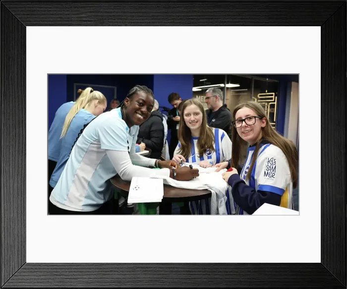 Framed Print : Open training session American Express Stadium 15APR25 Framed Print : Open training session American Express Stadium 15APR25