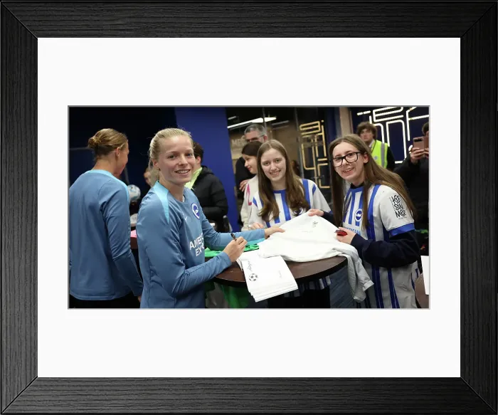 Framed Print : Open training session American Express Stadium 15APR25 Framed Print : Open training session American Express Stadium 15APR25