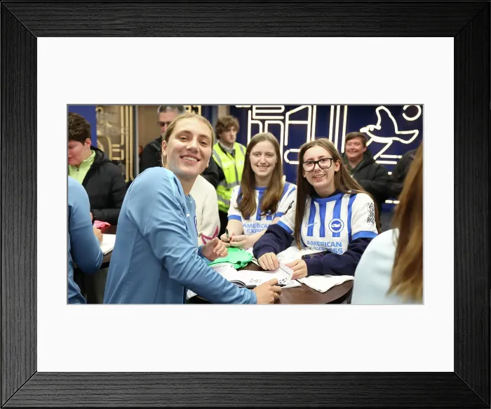 Framed Print : Open training session American Express Stadium 15APR25 Framed Print : Open training session American Express Stadium 15APR25