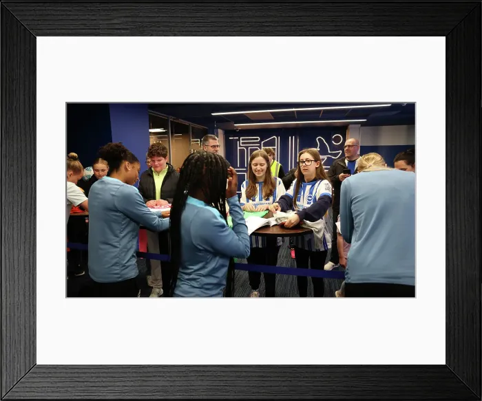 Framed Print : Open training session American Express Stadium 15APR25 Framed Print : Open training session American Express Stadium 15APR25