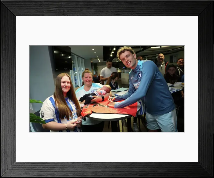 Framed Print : Open training session American Express Stadium 15APR25 Framed Print : Open training session American Express Stadium 15APR25