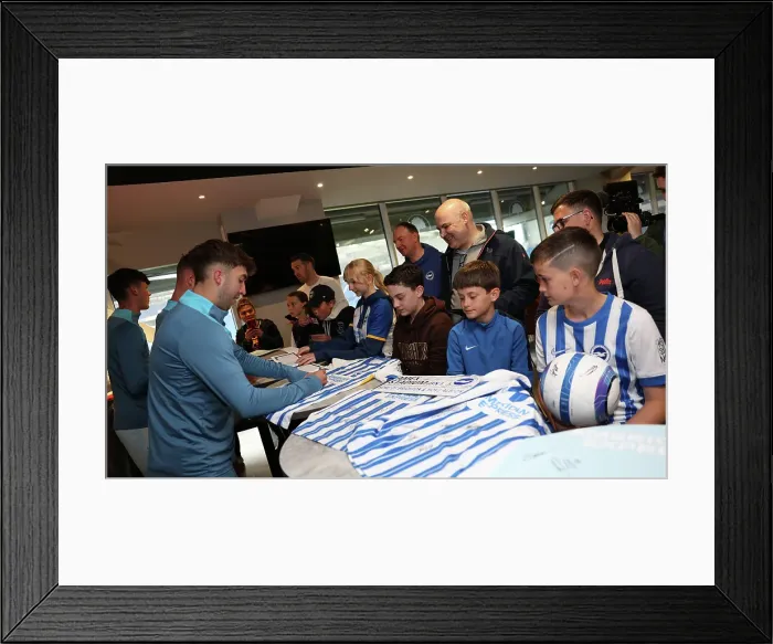 Framed Print : Open training session American Express Stadium 15APR25 Framed Print : Open training session American Express Stadium 15APR25