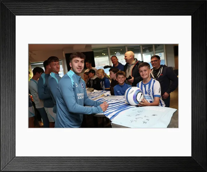 Framed Print : Open training session American Express Stadium 15APR25 Framed Print : Open training session American Express Stadium 15APR25