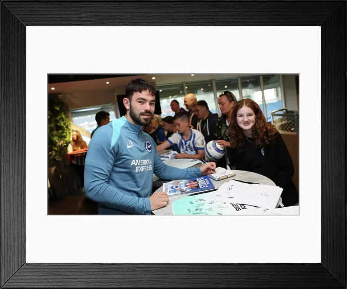 Framed Print : Open training session American Express Stadium 15APR25 Framed Print : Open training session American Express Stadium 15APR25