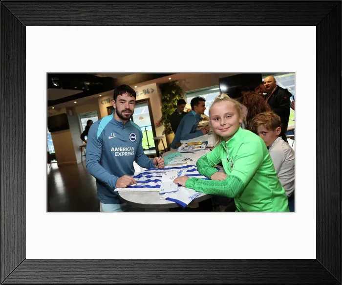 Framed Print : Open training session American Express Stadium 15APR25 Framed Print : Open training session American Express Stadium 15APR25