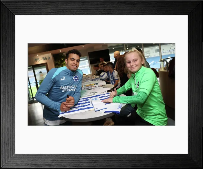 Framed Print : Open training session American Express Stadium 15APR25 Framed Print : Open training session American Express Stadium 15APR25