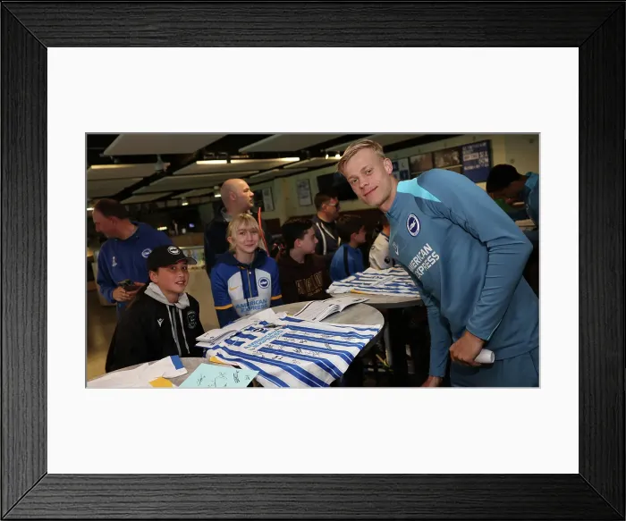 Framed Print : Open training session American Express Stadium 15APR25 Framed Print : Open training session American Express Stadium 15APR25