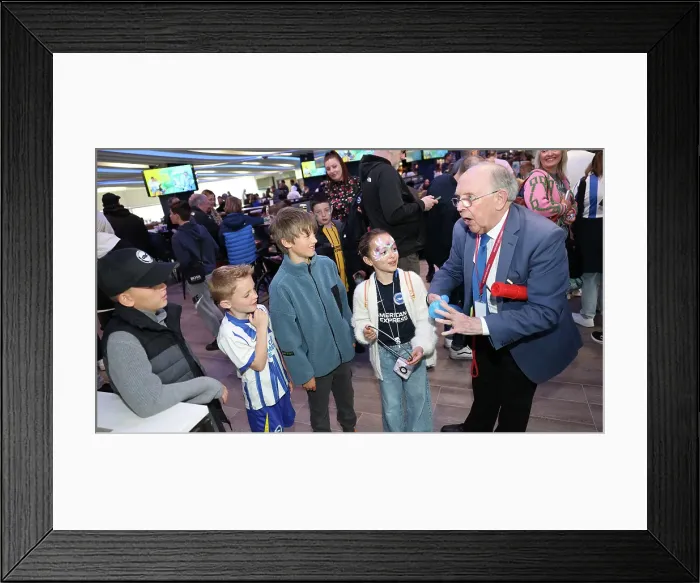 Framed Print : Open training session American Express Stadium 15APR25 Framed Print : Open training session American Express Stadium 15APR25