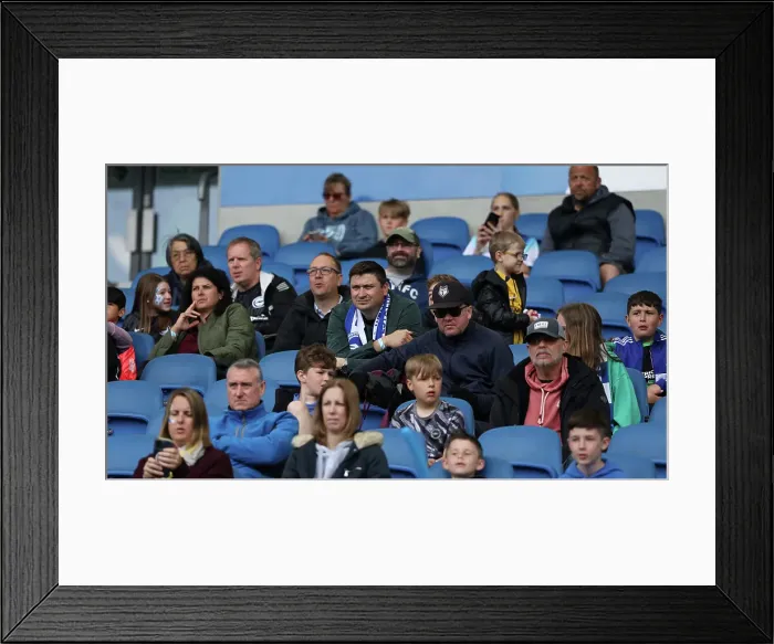 Framed Print : Open training session American Express Stadium 15APR25 Framed Print : Open training session American Express Stadium 15APR25