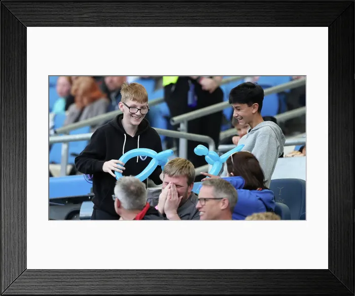 Framed Print : Open training session American Express Stadium 15APR25 Framed Print : Open training session American Express Stadium 15APR25