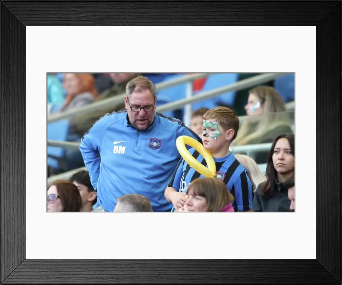 Framed Print : Open training session American Express Stadium 15APR25 Framed Print : Open training session American Express Stadium 15APR25