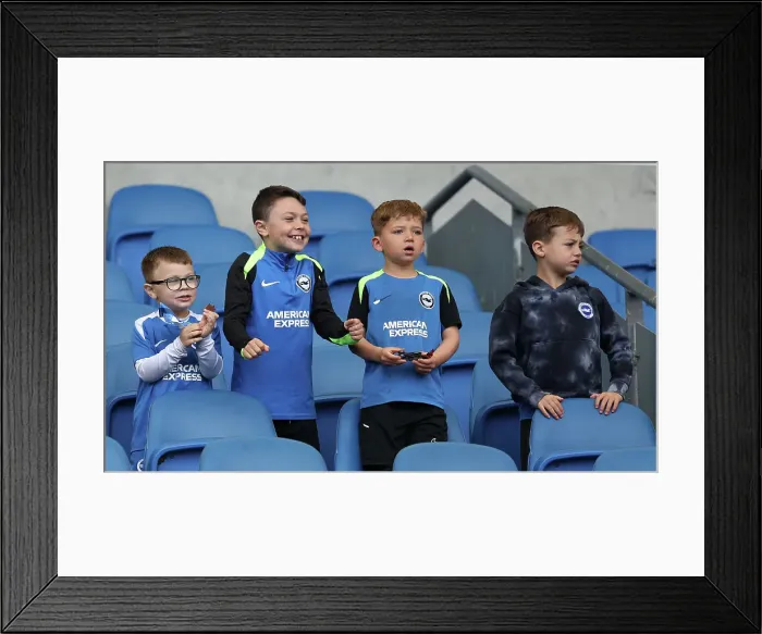 Framed Print : Open training session American Express Stadium 15APR25 Framed Print : Open training session American Express Stadium 15APR25