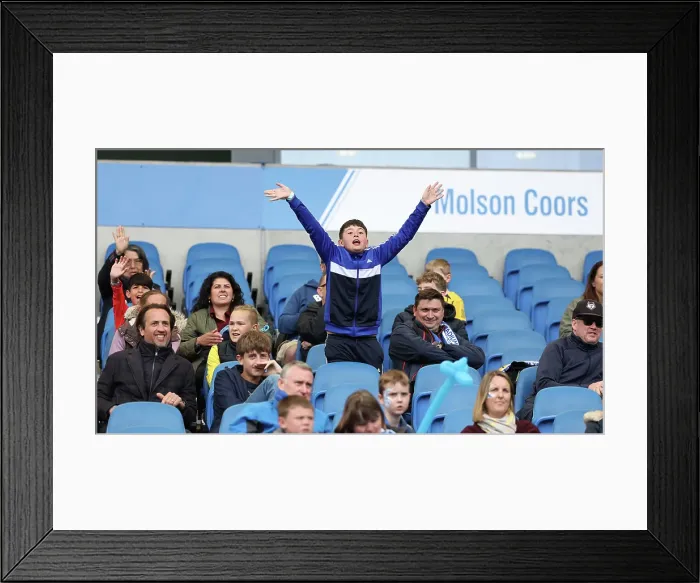 Framed Print : Open training session American Express Stadium 15APR25 Framed Print : Open training session American Express Stadium 15APR25