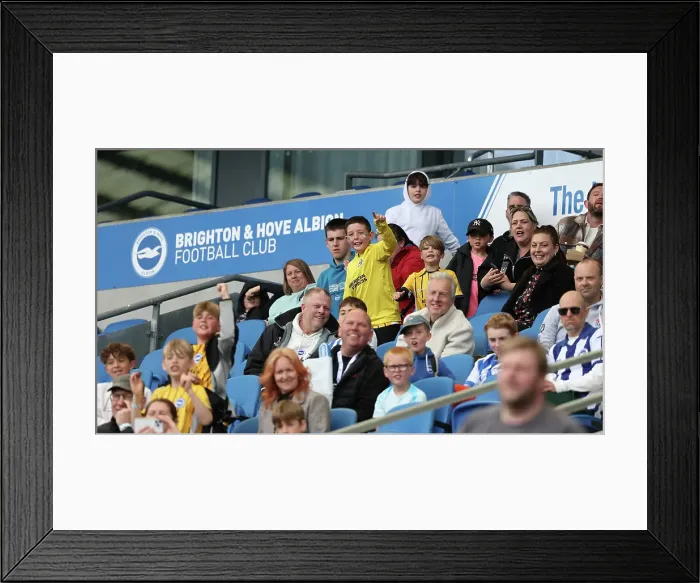 Framed Print : Open training session American Express Stadium 15APR25 Framed Print : Open training session American Express Stadium 15APR25