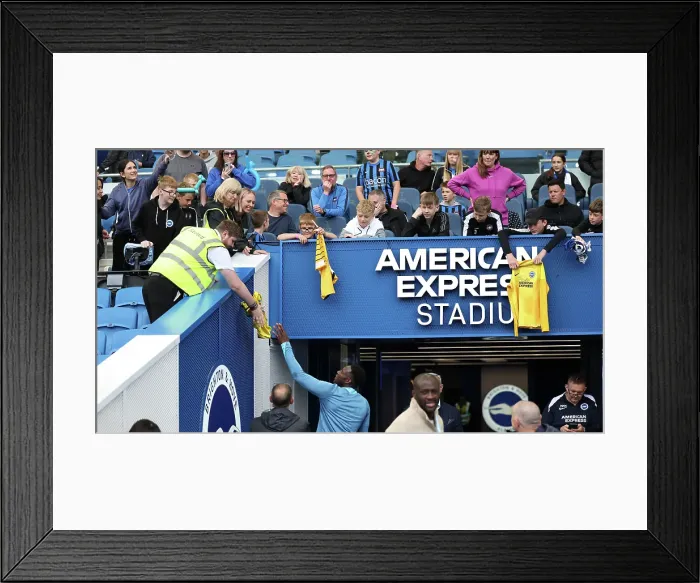 Framed Print : Open training session American Express Stadium 15APR25 Framed Print : Open training session American Express Stadium 15APR25