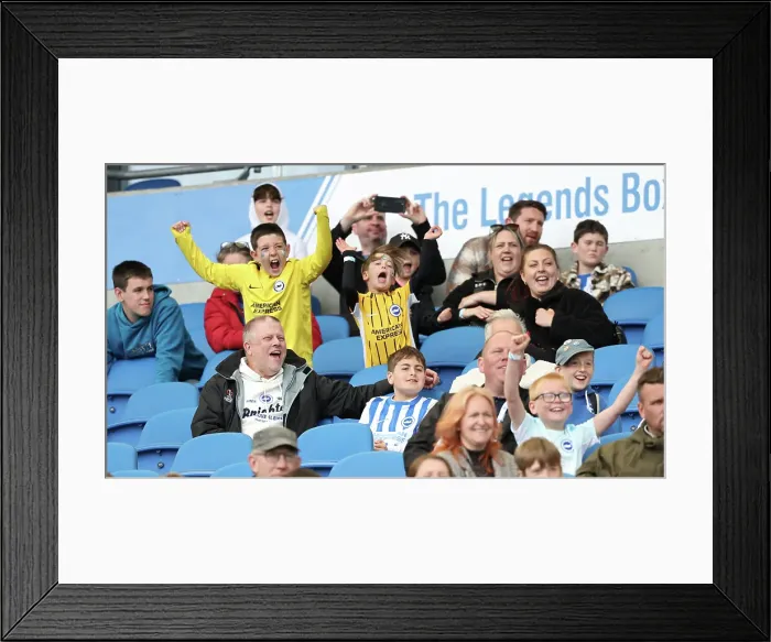 Framed Print : Open training session American Express Stadium 15APR25 Framed Print : Open training session American Express Stadium 15APR25