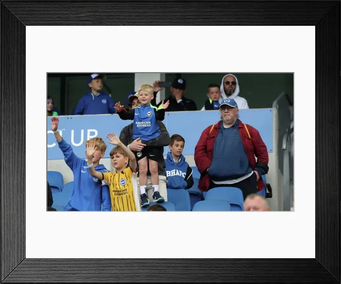 Framed Print : Open training session American Express Stadium 15APR25 Framed Print : Open training session American Express Stadium 15APR25