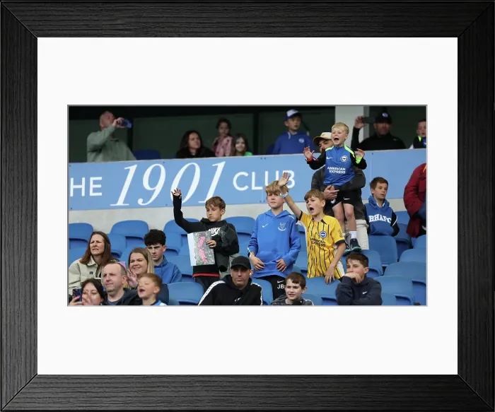 Framed Print : Open training session American Express Stadium 15APR25 Framed Print : Open training session American Express Stadium 15APR25