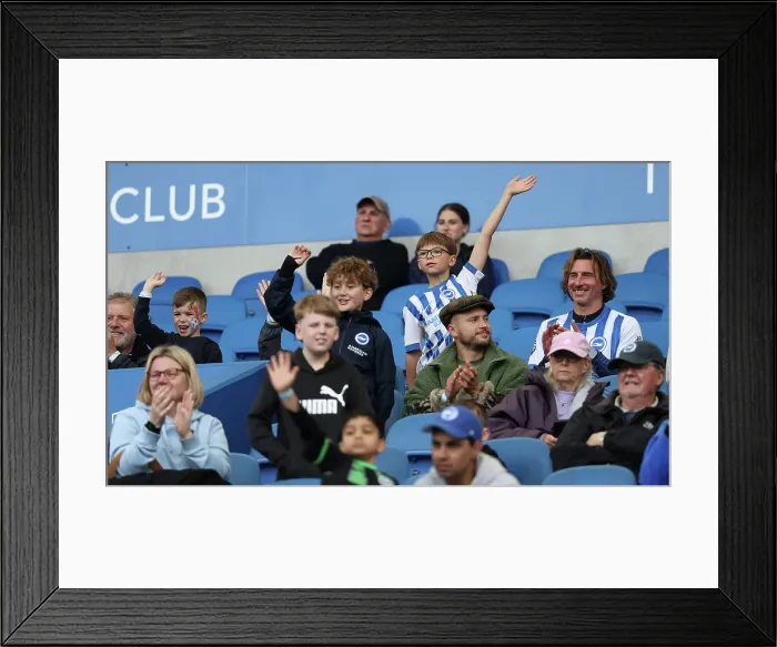 Framed Print : Open training session American Express Stadium 15APR25 Framed Print : Open training session American Express Stadium 15APR25