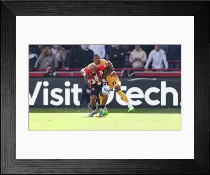 Framed Print : Brentford v Brighton and Hove Albion Premier League 19APR25