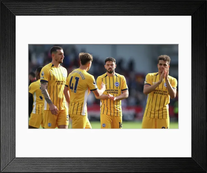 Framed Print : Brentford v Brighton and Hove Albion Premier League 19APR25 Framed Print : Brentford v Brighton and Hove Albion Premier League 19APR25