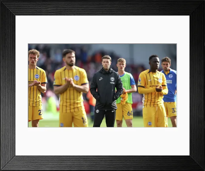 Framed Print : Brentford v Brighton and Hove Albion Premier League 19APR25