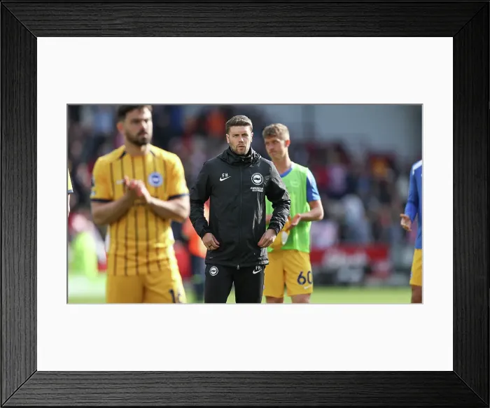 Framed Print : Brentford v Brighton and Hove Albion Premier League 19APR25 Framed Print : Brentford v Brighton and Hove Albion Premier League 19APR25