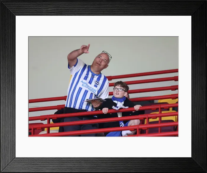 Framed Print : Brentford v Brighton and Hove Albion Premier League 19APR25