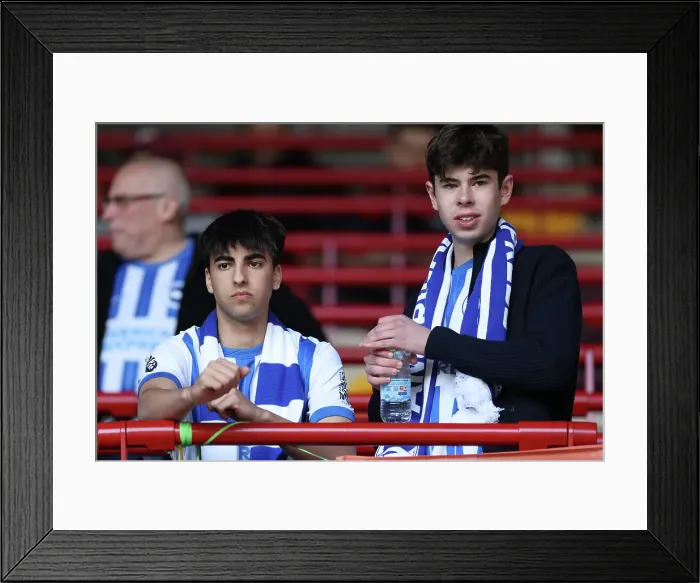 Framed Print : Brentford v Brighton and Hove Albion Premier League 19APR25 Framed Print : Brentford v Brighton and Hove Albion Premier League 19APR25