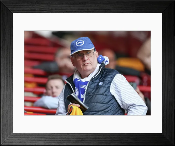 Framed Print : Brentford v Brighton and Hove Albion Premier League 19APR25