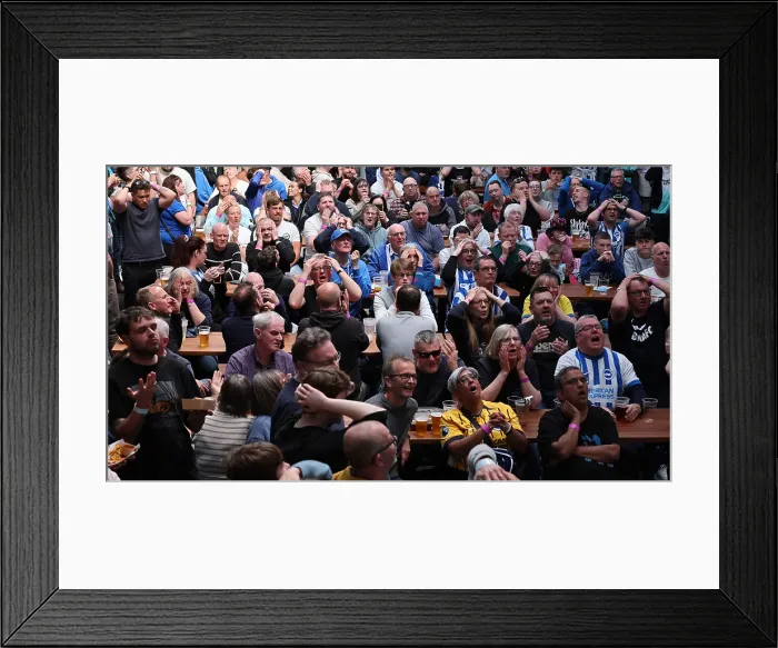 Framed Print : Brentford v Brighton and Hove Albion Premier League 19APR25 Framed Print : Brentford v Brighton and Hove Albion Premier League 19APR25