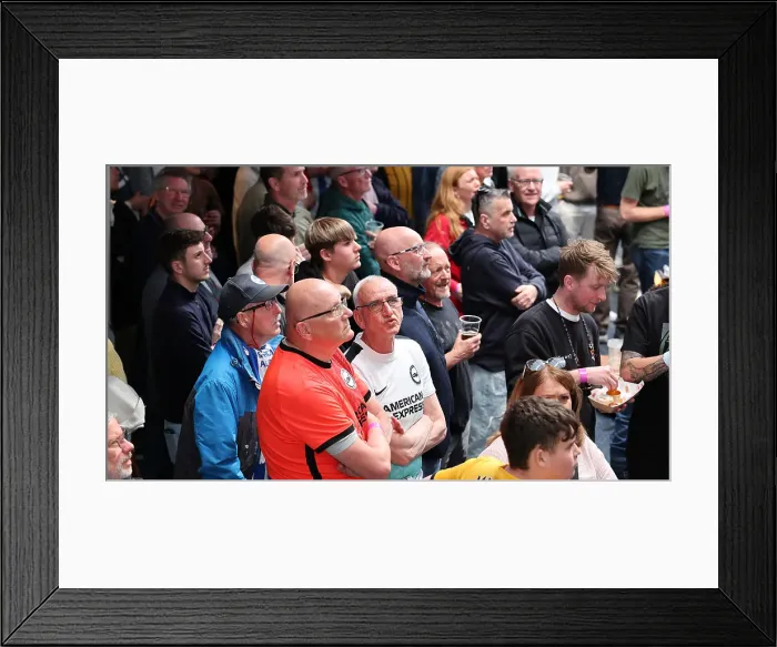 Framed Print : Brentford v Brighton and Hove Albion Premier League 19APR25