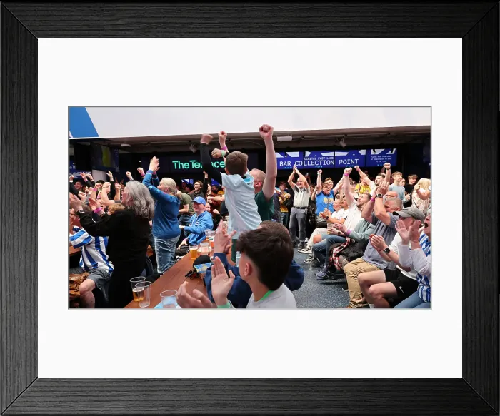 Framed Print : Brentford v Brighton and Hove Albion Premier League 19APR25