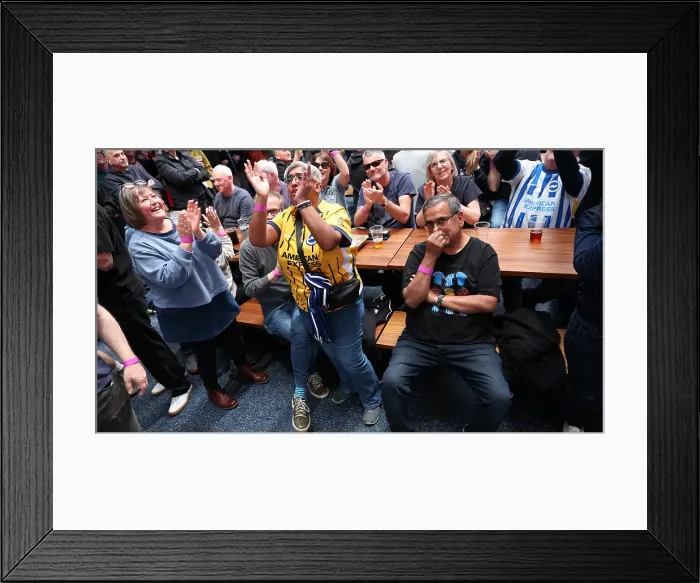 Framed Print : Brentford v Brighton and Hove Albion Premier League 19APR25