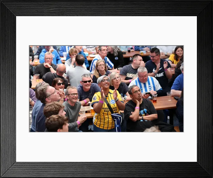 Framed Print : Brentford v Brighton and Hove Albion Premier League 19APR25 Framed Print : Brentford v Brighton and Hove Albion Premier League 19APR25