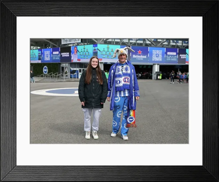 Framed Print : Brighton and Hove Albion Women v Liverpool Women Women's Super League 19APR25