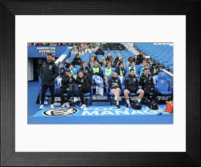 Framed Print : Brighton and Hove Albion Women v Liverpool Women Women's Super League 19APR25 Framed Print : Brighton and Hove Albion Women v Liverpool Women Women's Super League 19APR25