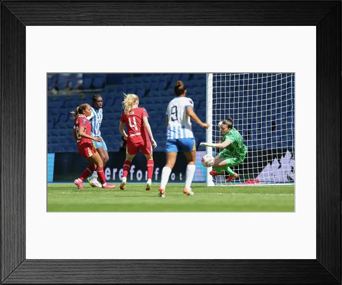 Framed Print : Brighton and Hove Albion Women v Liverpool Women Women's Super League 19APR25 Framed Print : Brighton and Hove Albion Women v Liverpool Women Women's Super League 19APR25