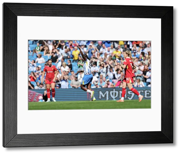 Framed Print : Brighton and Hove Albion Women v Liverpool Women Women's Super League 19APR25 Framed Print : Brighton and Hove Albion Women v Liverpool Women Women's Super League 19APR25