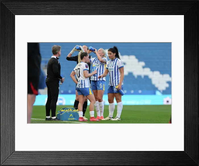 Framed Print : Brighton and Hove Albion Women v Liverpool Women Women's Super League 19APR25 Framed Print : Brighton and Hove Albion Women v Liverpool Women Women's Super League 19APR25