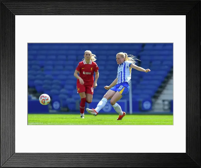 Framed Print : Brighton and Hove Albion Women v Liverpool Women Women's Super League 19APR25 Framed Print : Brighton and Hove Albion Women v Liverpool Women Women's Super League 19APR25