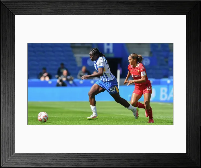 Framed Print : Brighton and Hove Albion Women v Liverpool Women Women's Super League 19APR25 Framed Print : Brighton and Hove Albion Women v Liverpool Women Women's Super League 19APR25