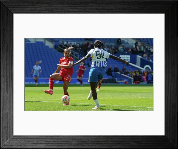 Framed Print : Brighton and Hove Albion Women v Liverpool Women Women's Super League 19APR25 Framed Print : Brighton and Hove Albion Women v Liverpool Women Women's Super League 19APR25