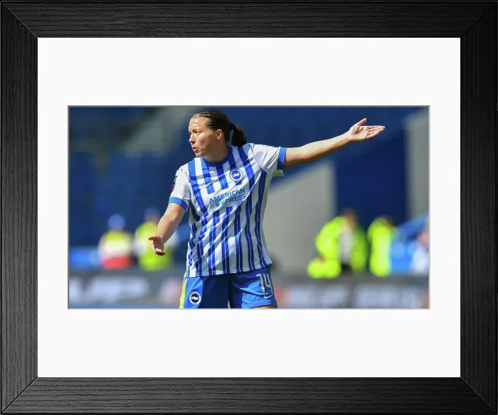 Framed Print : Brighton and Hove Albion Women v Liverpool Women Women's Super League 19APR25 Framed Print : Brighton and Hove Albion Women v Liverpool Women Women's Super League 19APR25