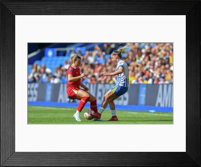 Framed Print : Brighton and Hove Albion Women v Liverpool Women Women's Super League 19APR25 Framed Print : Brighton and Hove Albion Women v Liverpool Women Women's Super League 19APR25