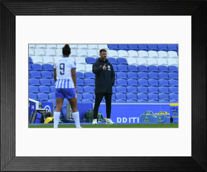 Framed Print : Brighton and Hove Albion Women v Liverpool Women Women's Super League 19APR25 Framed Print : Brighton and Hove Albion Women v Liverpool Women Women's Super League 19APR25