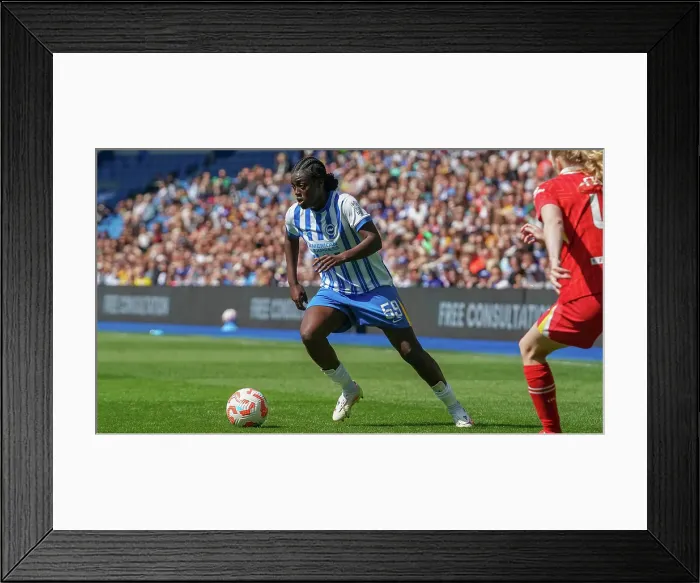 Framed Print : Brighton and Hove Albion Women v Liverpool Women Women's Super League 19APR25 Framed Print : Brighton and Hove Albion Women v Liverpool Women Women's Super League 19APR25