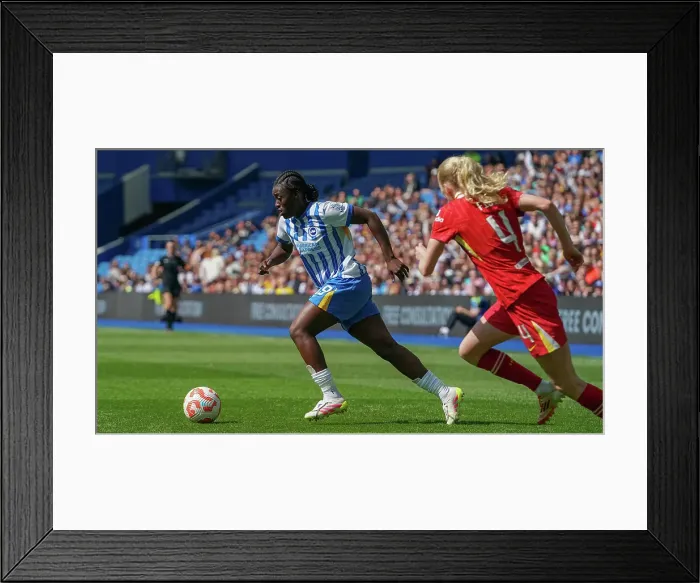 Framed Print : Brighton and Hove Albion Women v Liverpool Women Women's Super League 19APR25 Framed Print : Brighton and Hove Albion Women v Liverpool Women Women's Super League 19APR25
