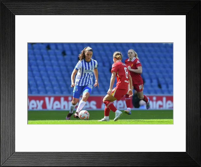 Framed Print : Brighton and Hove Albion Women v Liverpool Women Women's Super League 19APR25 Framed Print : Brighton and Hove Albion Women v Liverpool Women Women's Super League 19APR25